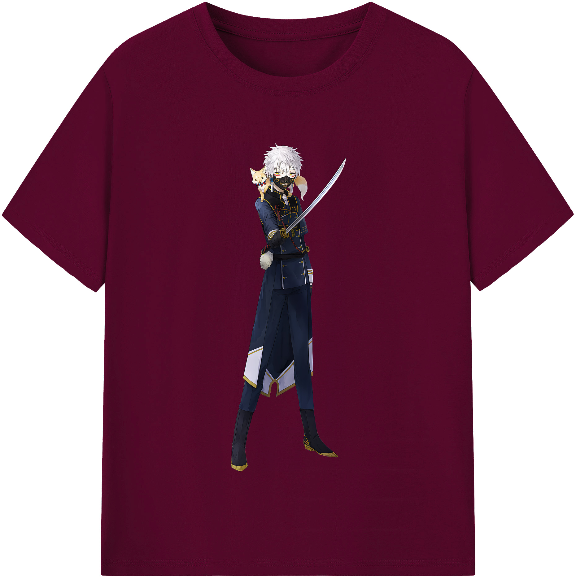 （画像用） 刀剣乱舞 Touken Ranbu レディースカジュアルプリントTシャツ（綿100％）